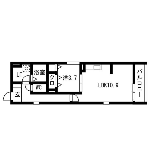Anecis笠取町Ⅱの間取り