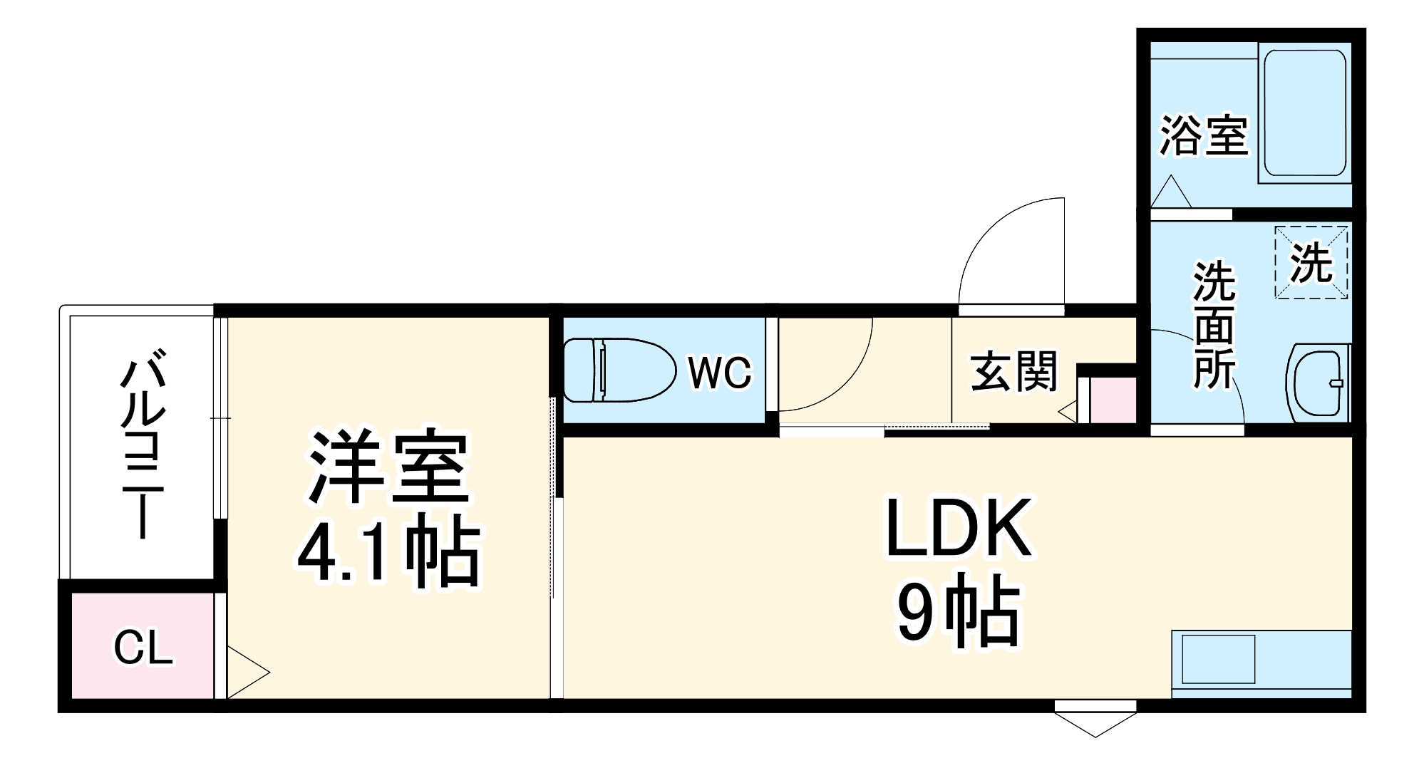 LECOCON中川Ⅱの間取り