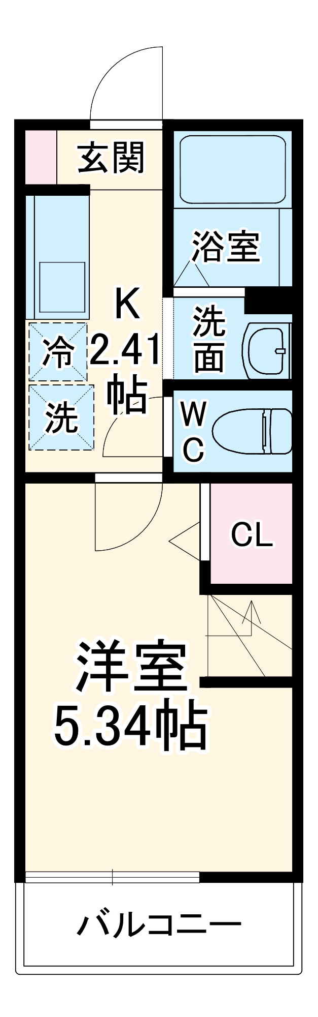 Dimora安行領根岸の間取り