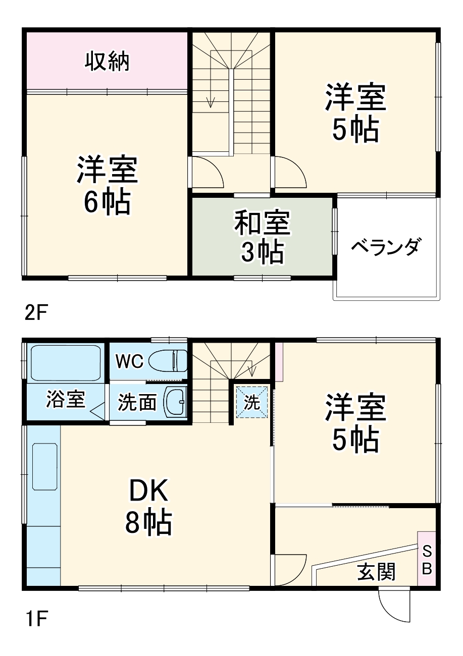ワクワクはうすの間取り