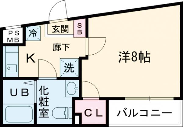 VERXEEDαAYASEの間取り