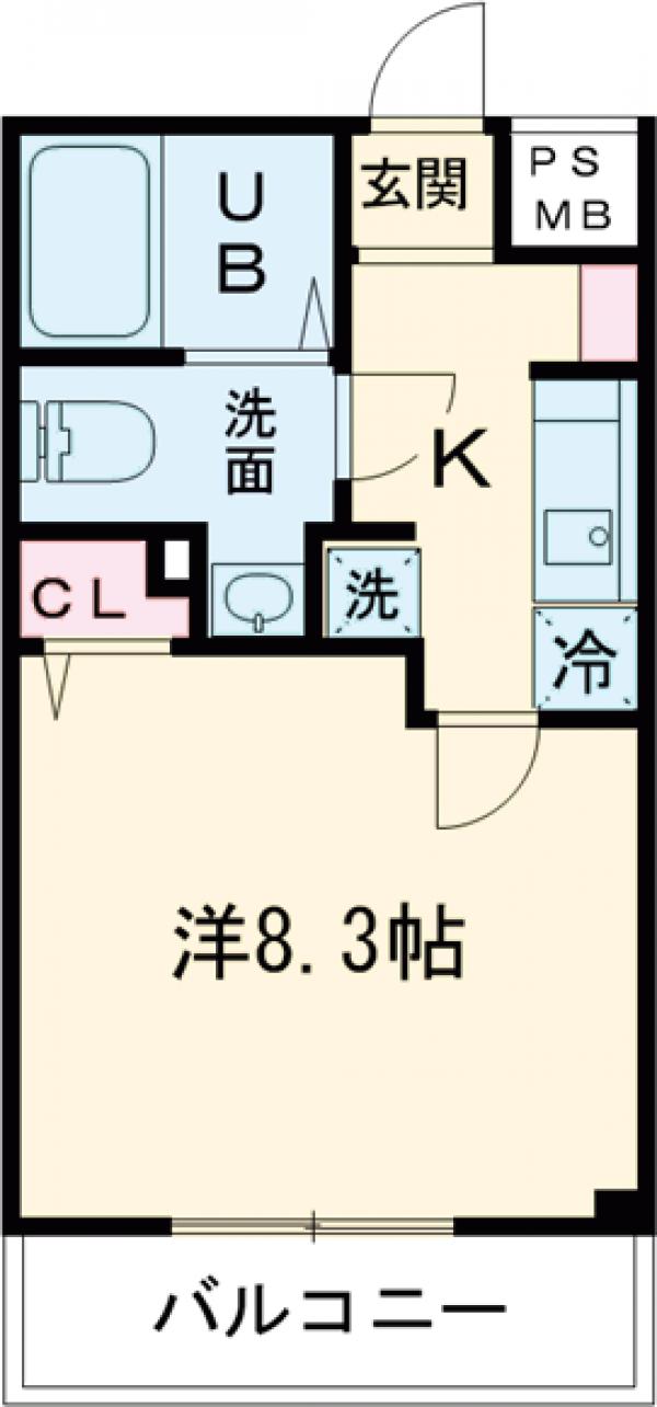 VERXEEDαAYASEの間取り