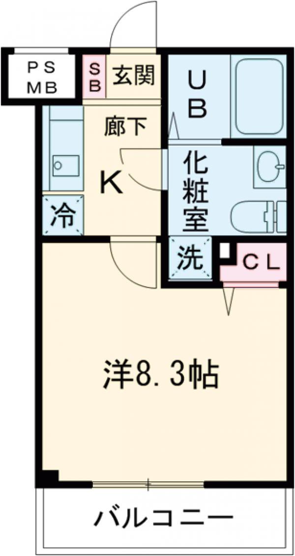 VERXEEDαAYASEの間取り