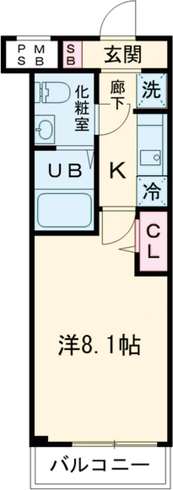 VERXEEDαAYASEの間取り