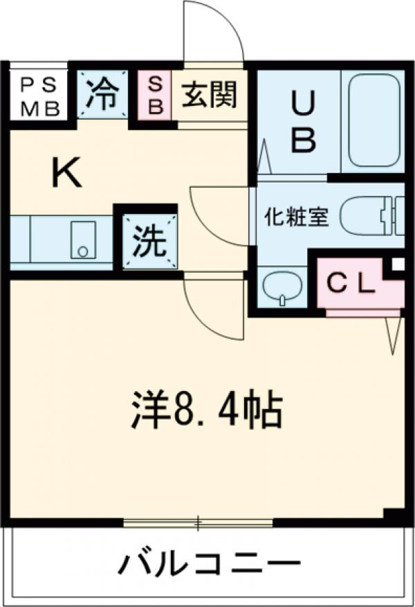 VERXEEDαAYASEの間取り