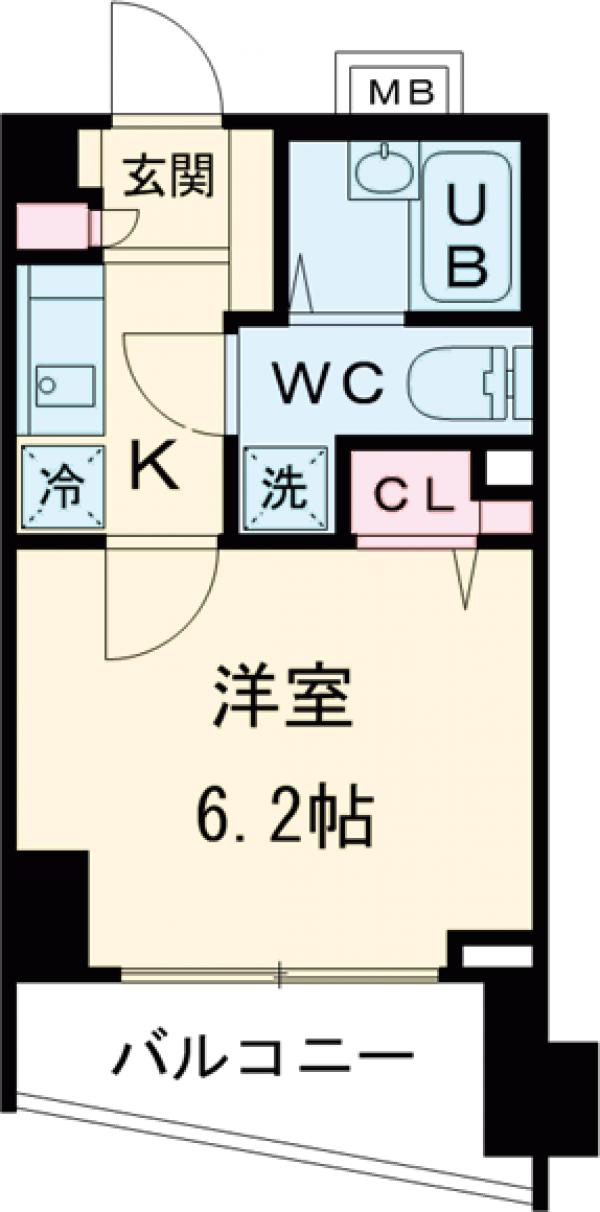 エコロジー都立大学レジデンスの間取り