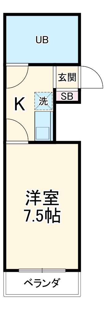 シテラ元住吉Ⅱの間取り