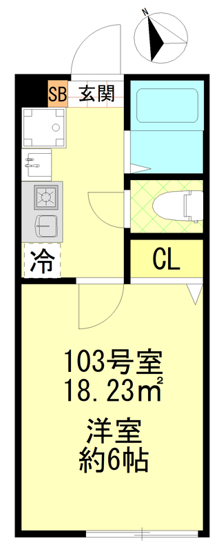 ガーデン一之江の間取り