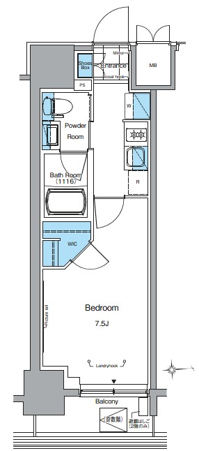 ルフォンプログレ田原町の間取り