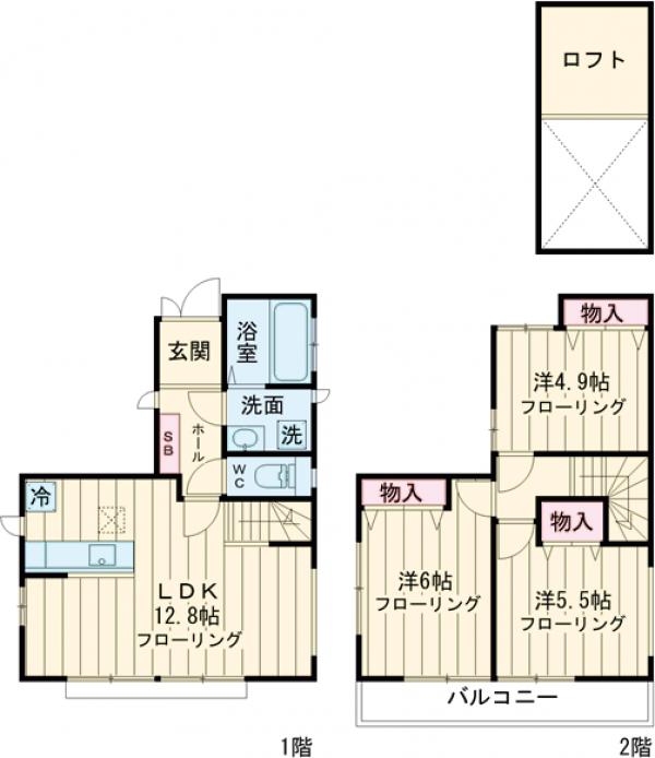 Kolet昭島#03の間取り