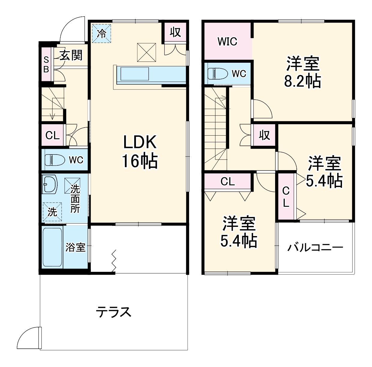 SSGテラスⅡの間取り