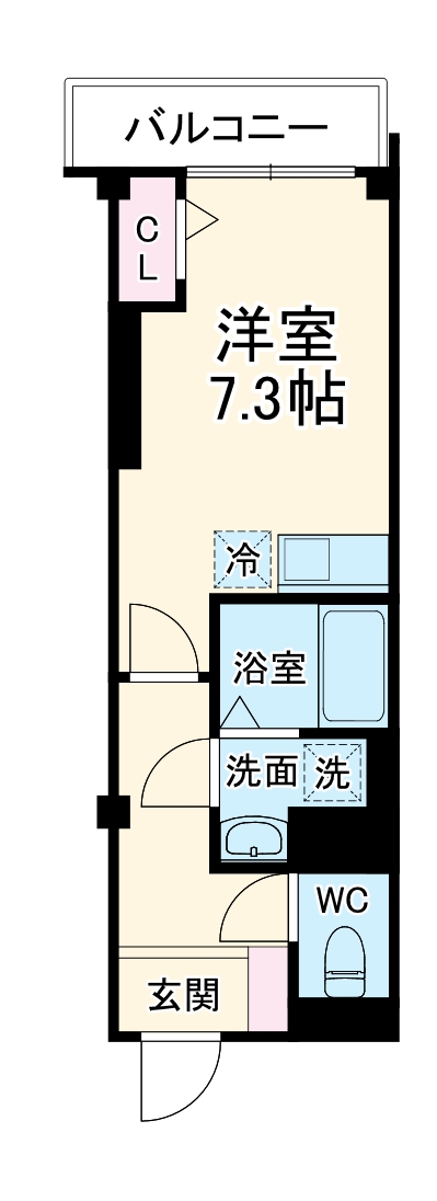 Skye residence塚越の間取り