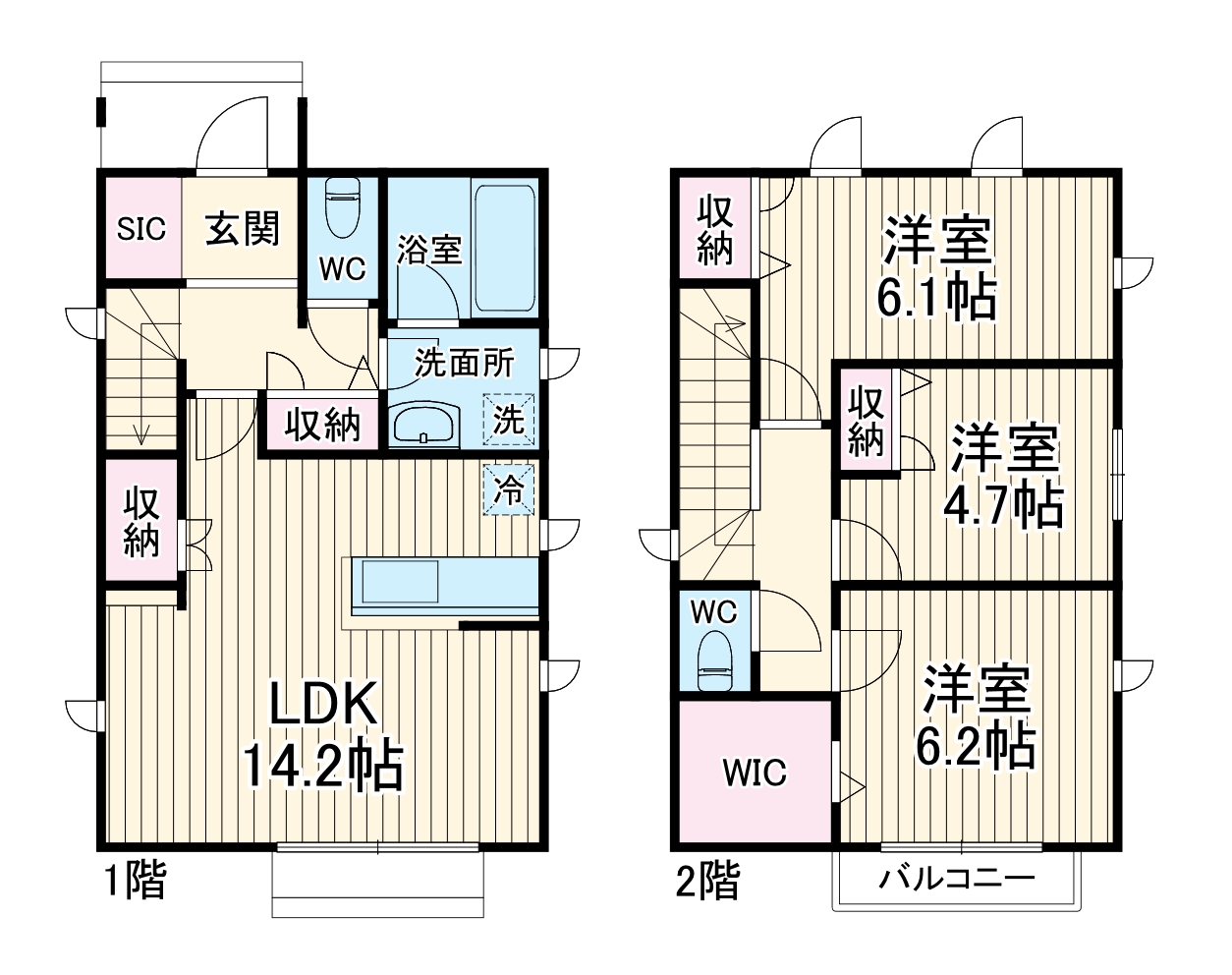 ひばりが丘戸建 B棟の間取り