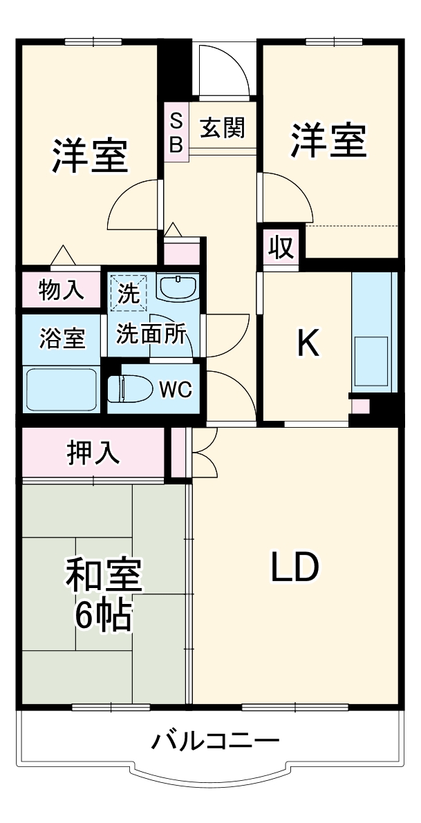 ノースバレーの間取り