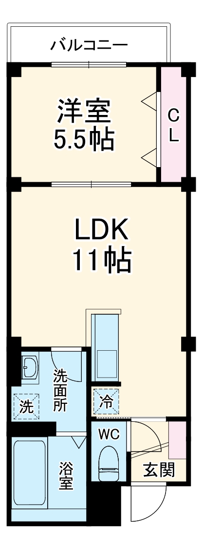 Skye residence塚越の間取り