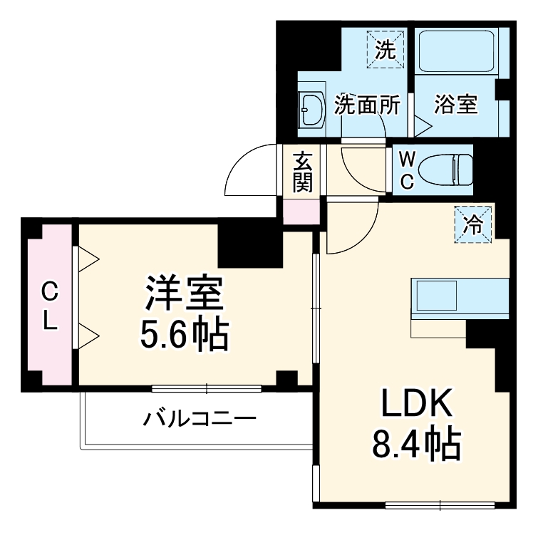 Skye residence塚越の間取り
