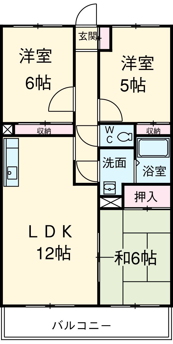 シティパレスの間取り