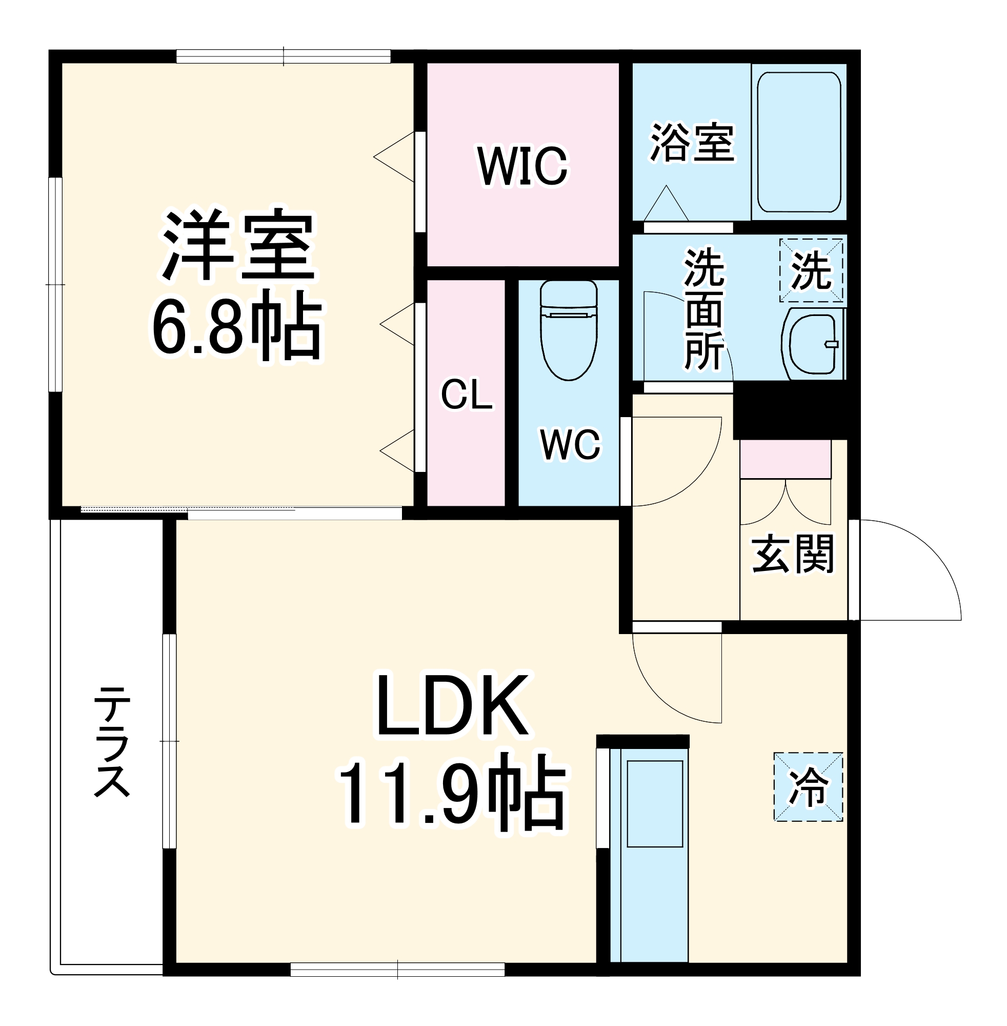 LUGEND大宮の間取り