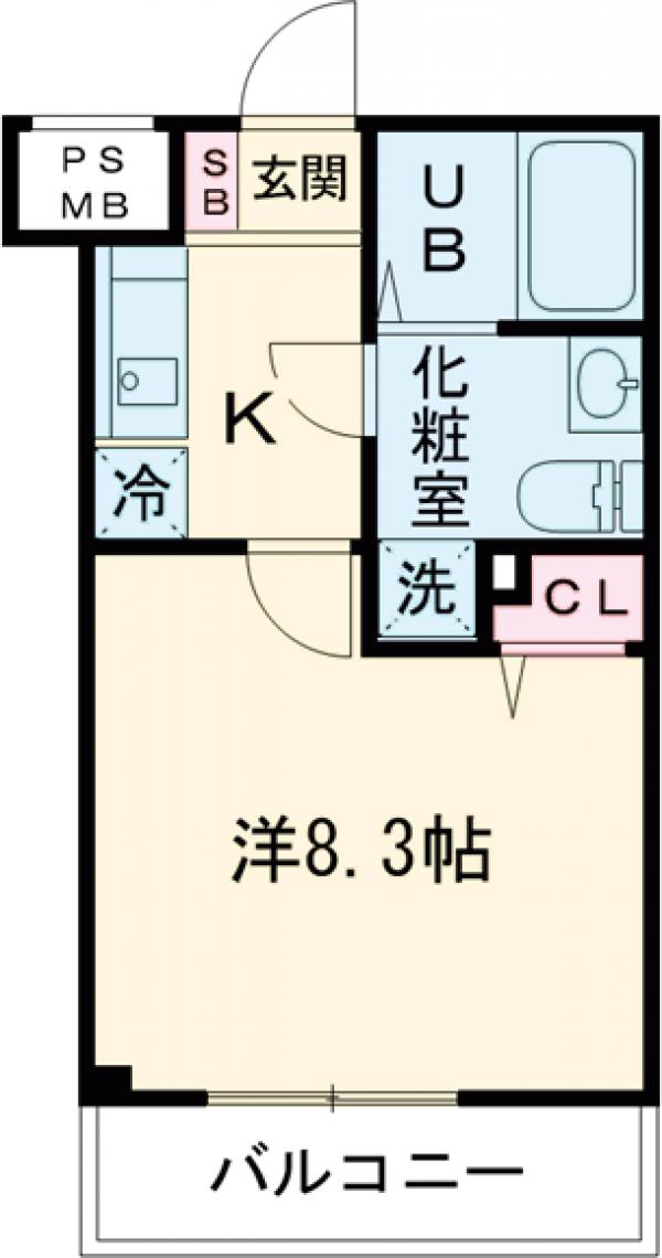 VERXEEDαAYASEの間取り