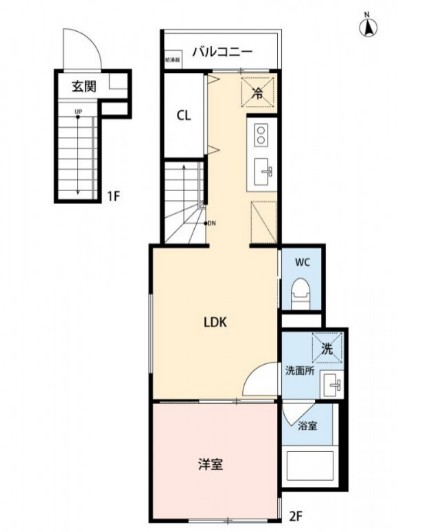 Wood Crest Amanuma Residenceの間取り