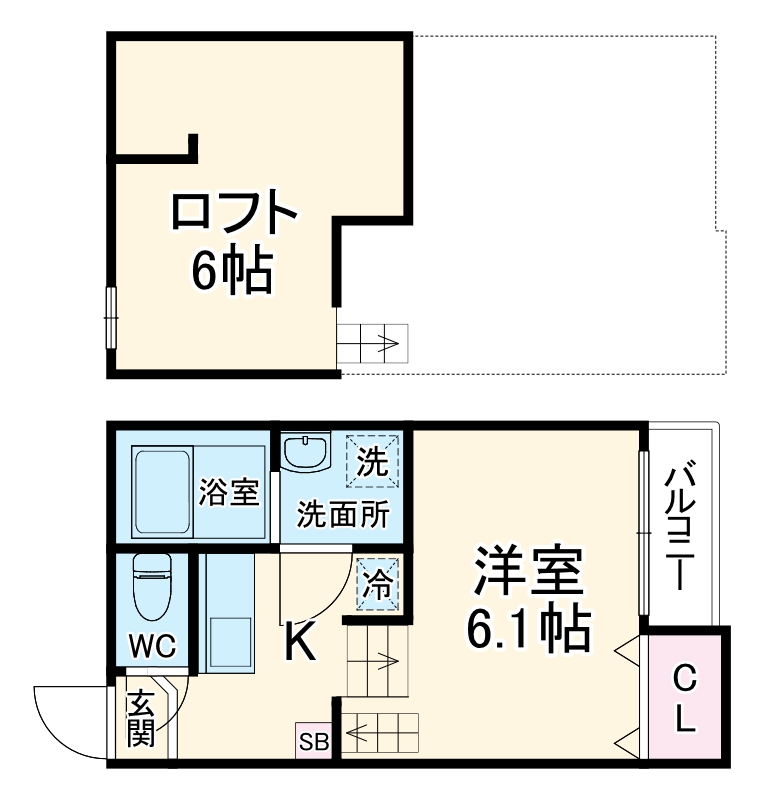 ブランジーノ塚本の間取り