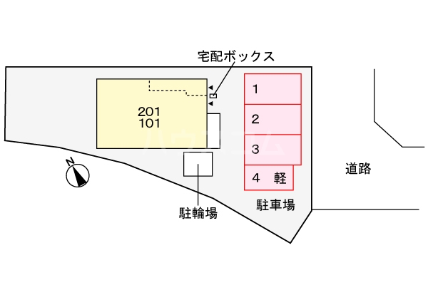 2/8 駐車場