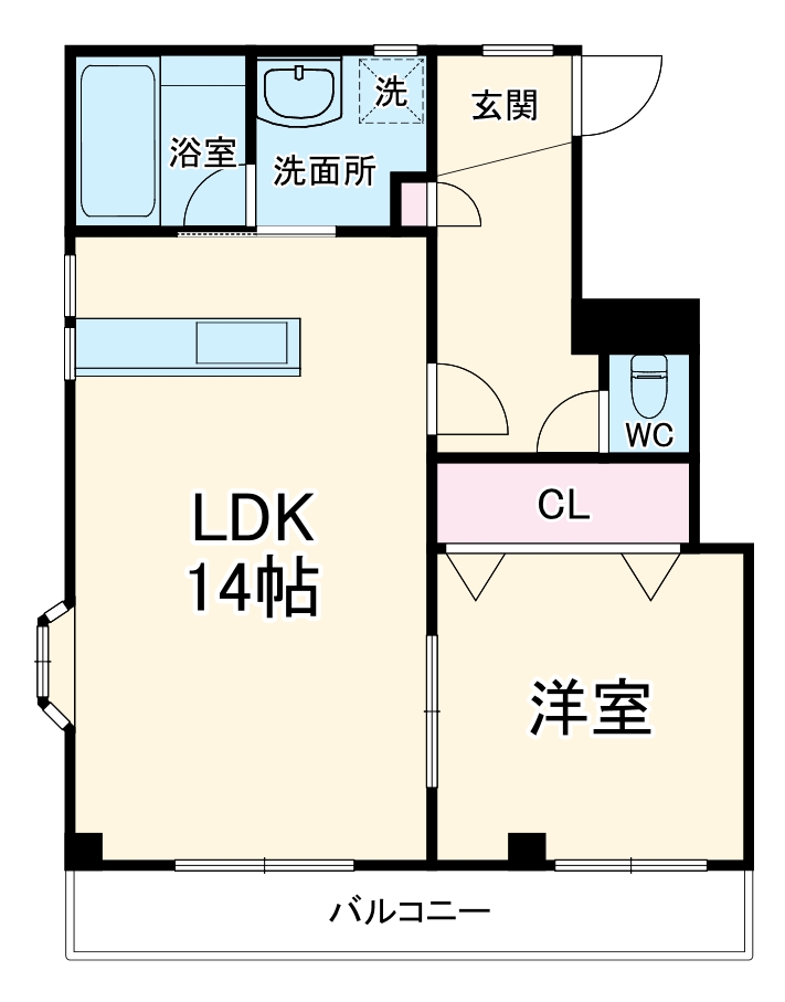 TOZUKAイースト28の間取り