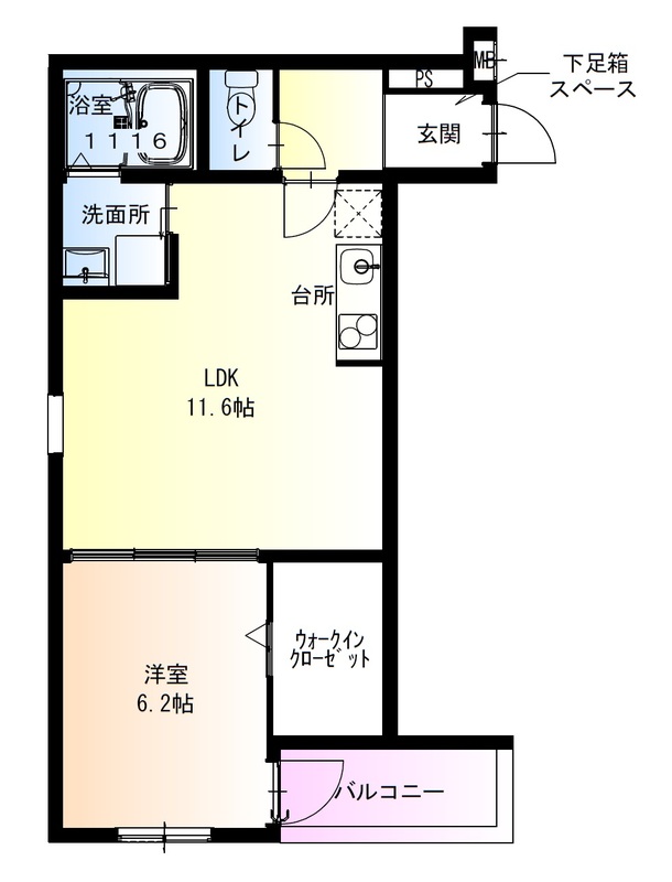 フジパレス松ノ浜の間取り