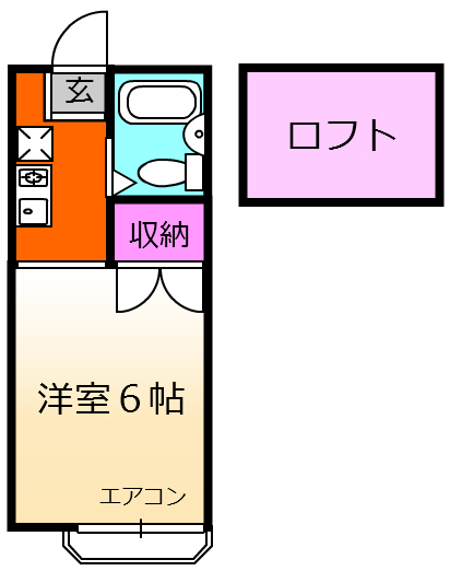 サウスヒルⅢの間取り