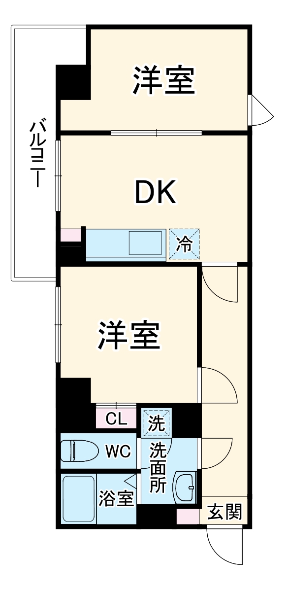 クボタビルの間取り