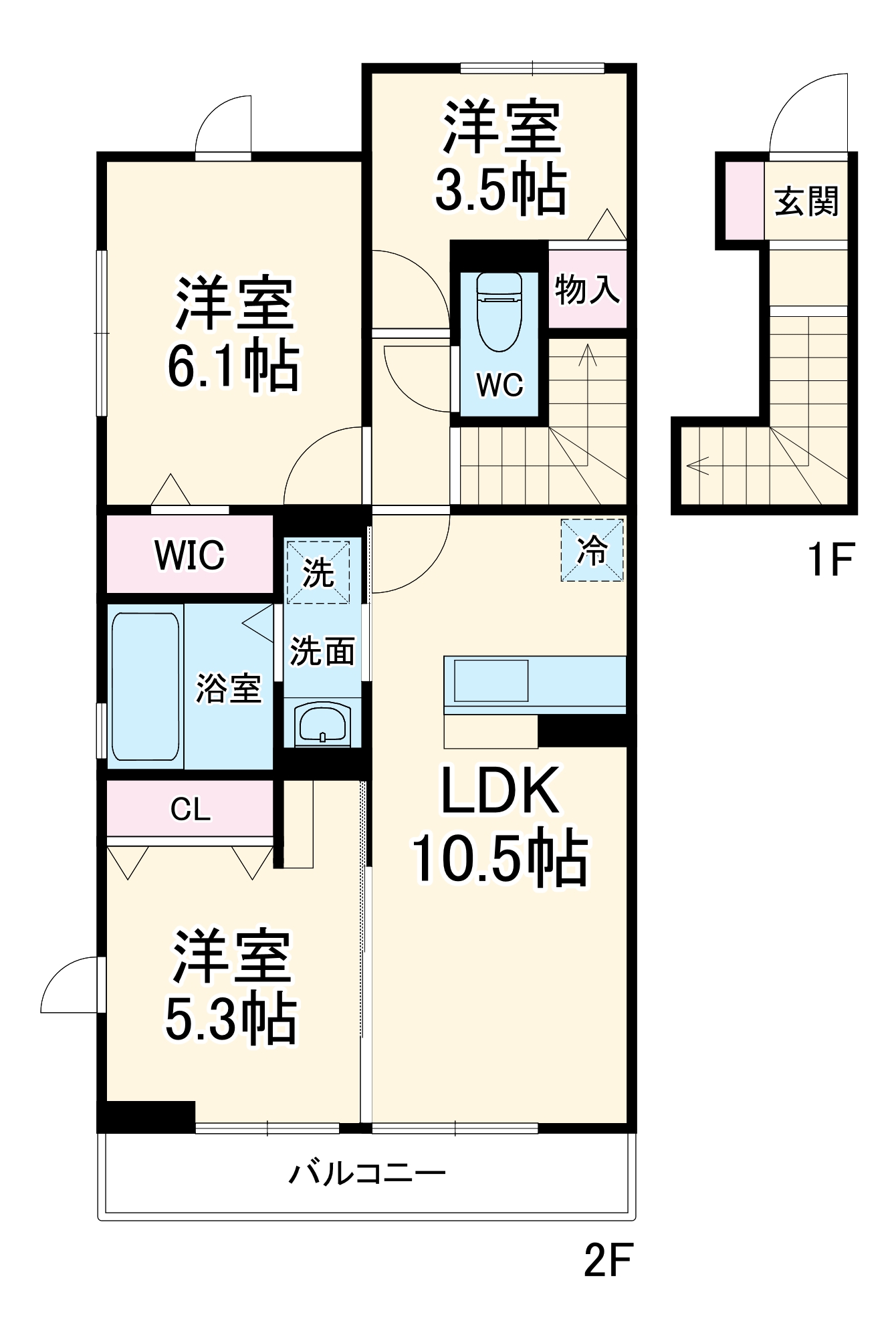 D-ROOMすみよし台 Bの間取り