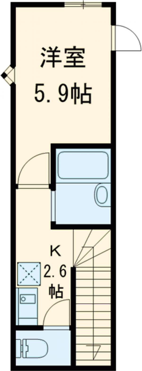 豊島園1AP・205号室の間取り