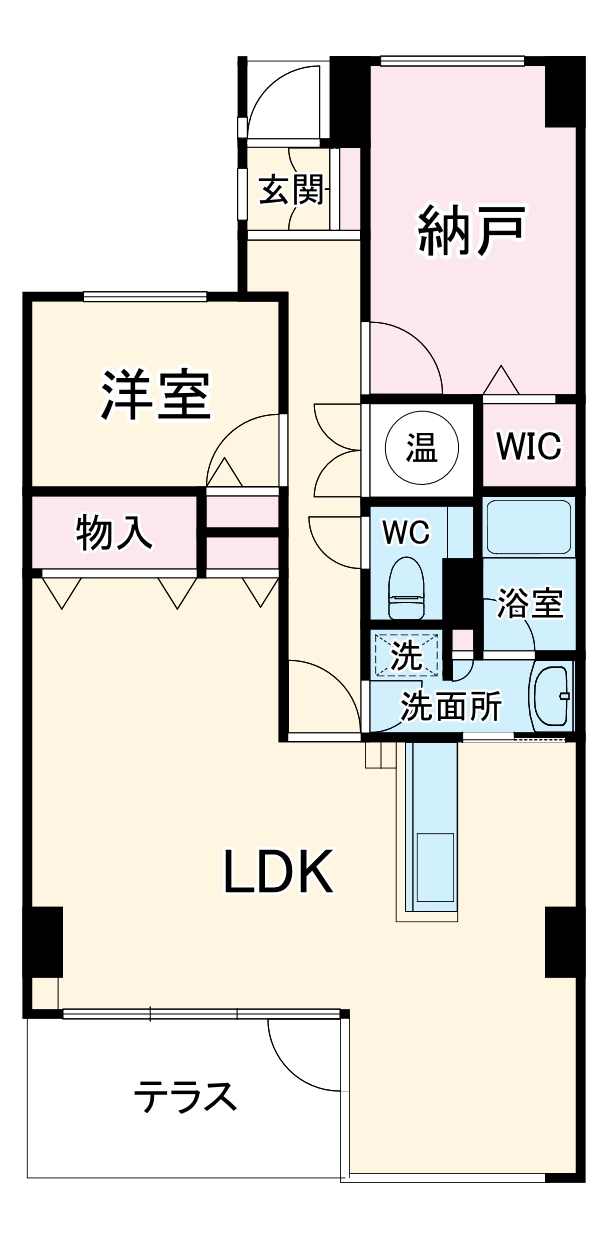 TLRレジデンス磯子駅前の間取り