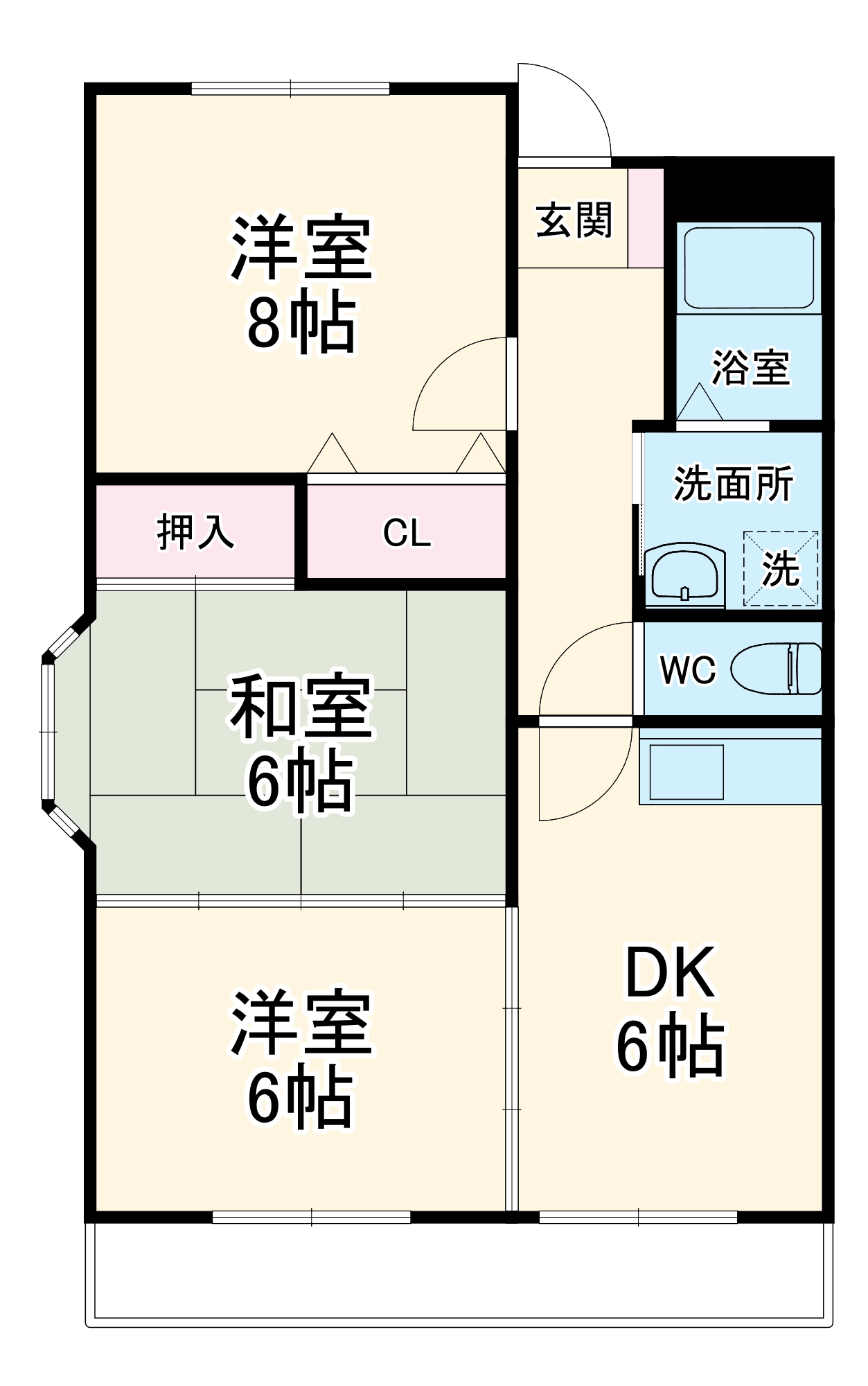 ジュールヴェルヌの間取り