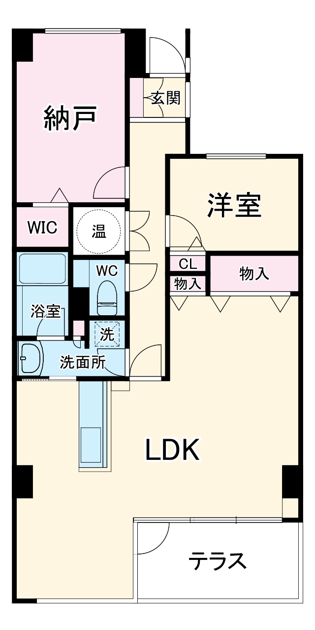 TLRレジデンス磯子駅前の間取り