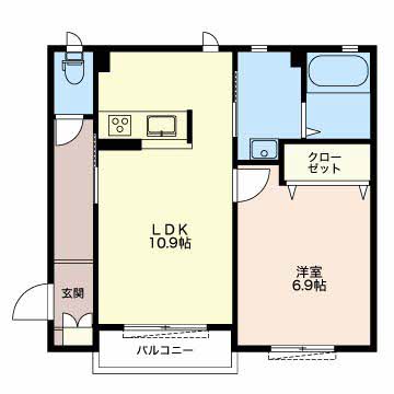 キャメロットAの間取り