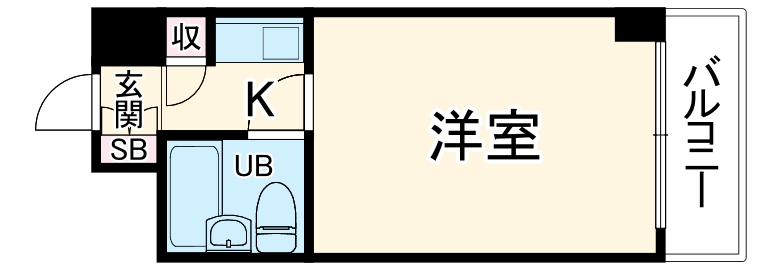 クリオ阪東橋壱番館の間取り