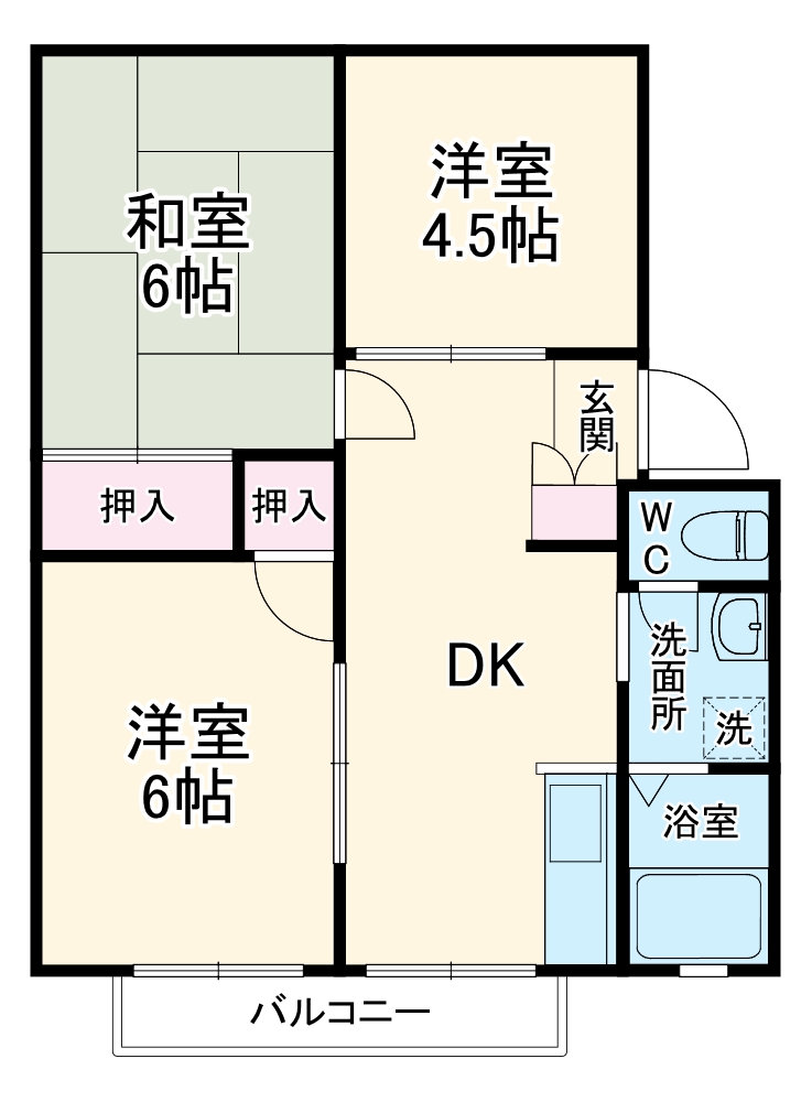 レジデンス早川の間取り