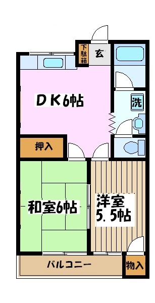 パインウッドの間取り