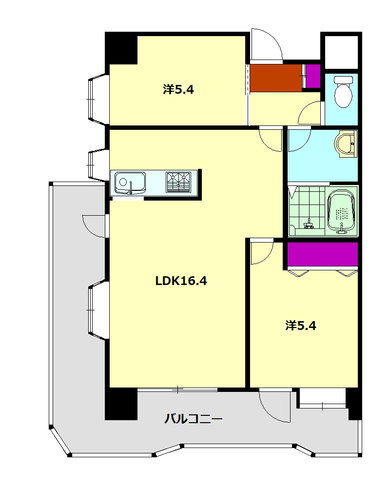 スマイル・コート本厚木の間取り
