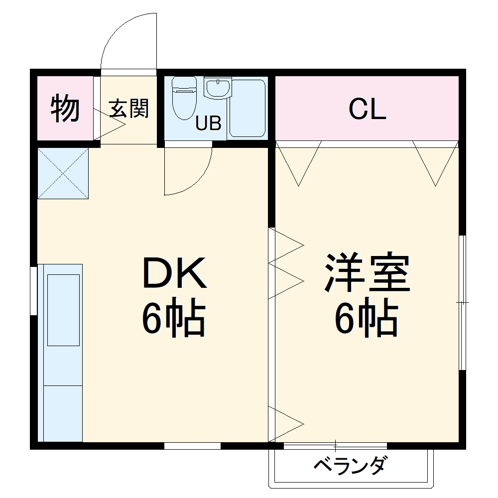 みのるアパートの間取り
