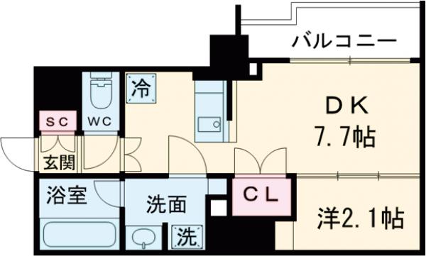 コンフォリア東葛西の間取り