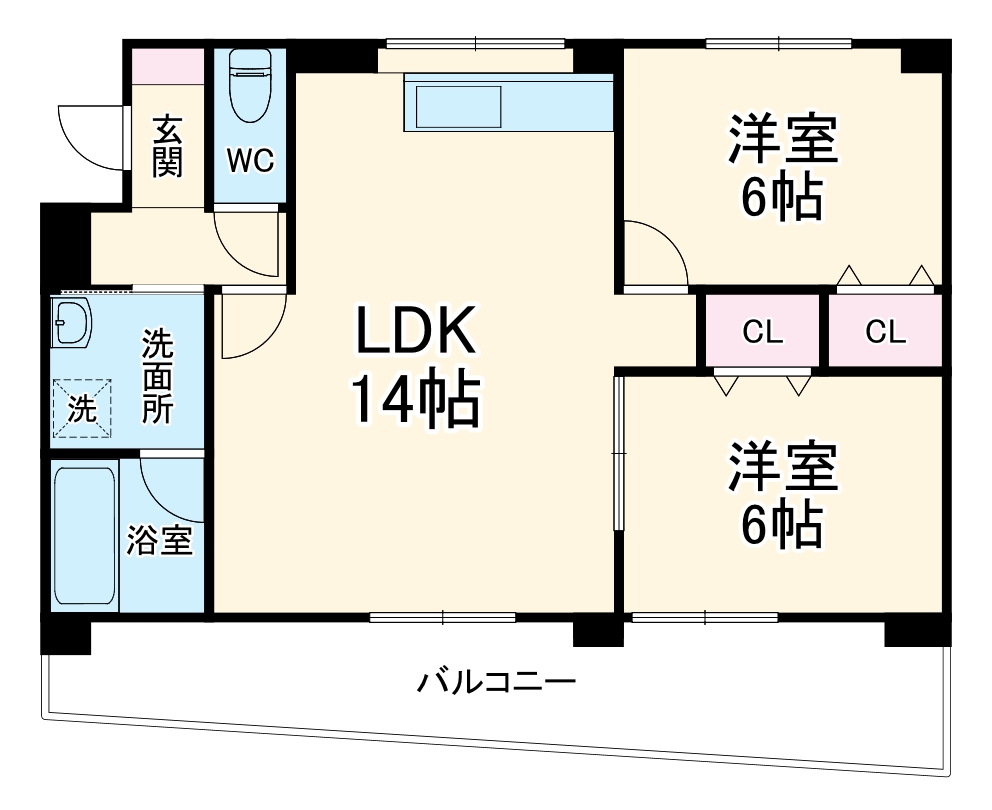 サンシャイン本郷B棟の間取り