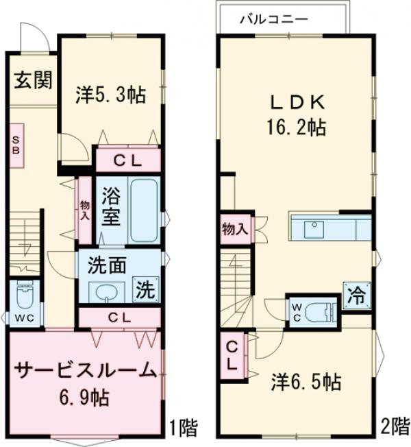 Kolet片倉#12の間取り