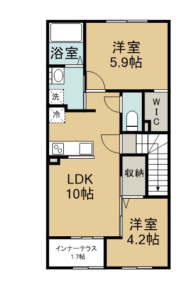 HILLS 2210の間取り