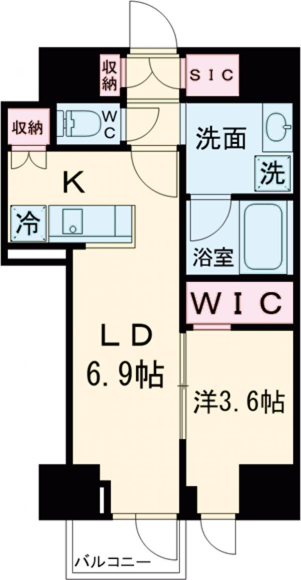 animo Udagawaの間取り