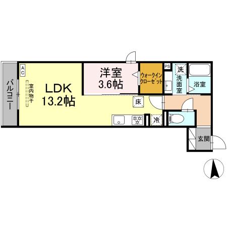 LaCasa 天龍川町の間取り