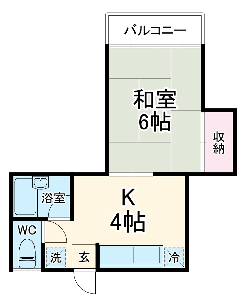 コーポ谷川の間取り