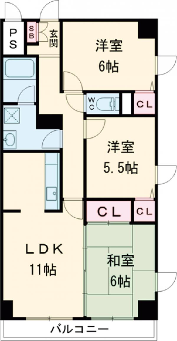 リアライズ花小金井の間取り