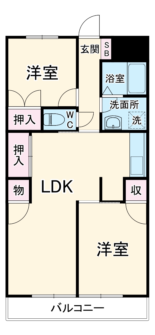 サンテラスタカギの間取り